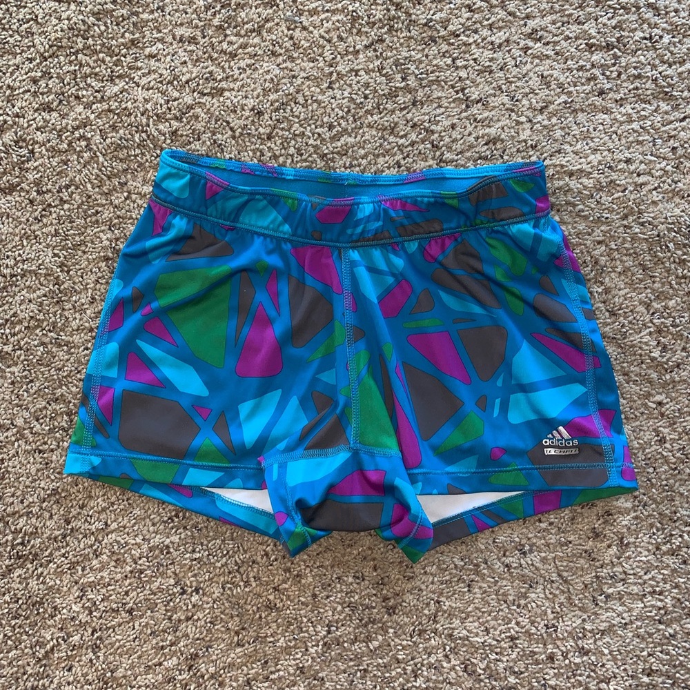 ADIDAS TECHFIT ATHLETIC SPANDEX SHORTS